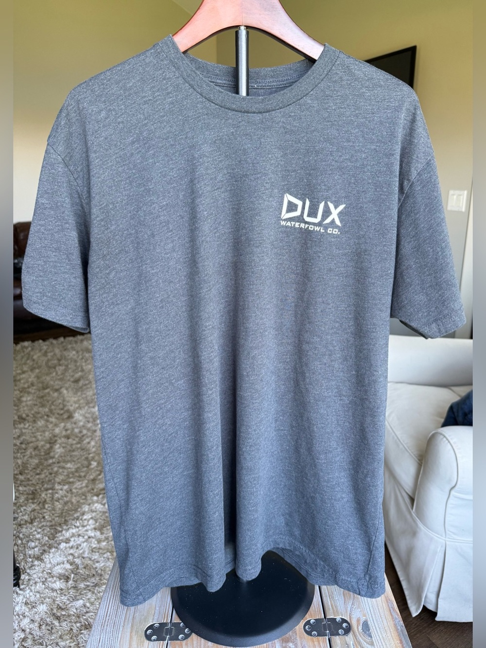 Bundle of 3 DUX Short Sleeve Tees- Gray, Charcoal and Tan, Size XL 100% Cotton - Picture 2 of 10
